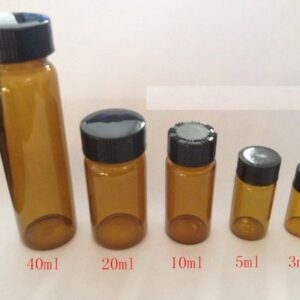 Lọ thủy tinh 15ml - Nâu