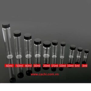 Lọ thủy tinh 3 ml - nâu