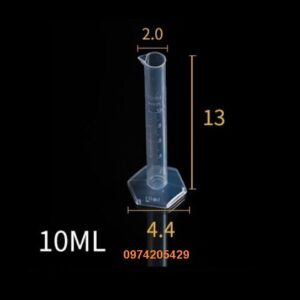 Ống đong nhựa 10ml