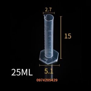 Ống đong nhựa 25ml